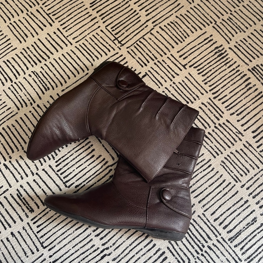 Wanted faux leather ankle boots